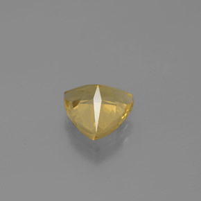 Berillo dorato naturale giallo da 1,33 ct, trillion, VVS-VS