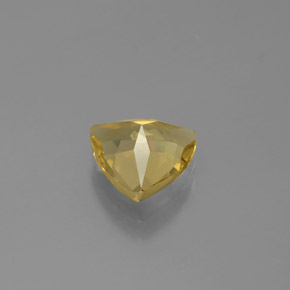 Berillo dorato Giallo naturale da 1.44 ct, Taglio trillion, VVS-VS