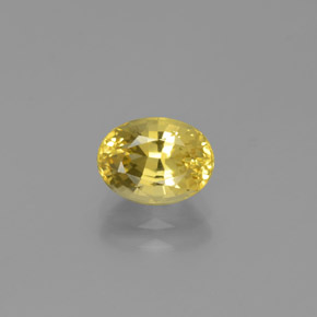 Berillo dorato Giallo naturale da 1.32 ct, Taglio ovale, VVS