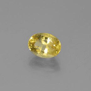 Berillo dorato Giallo naturale da 1.32 ct, Taglio ovale, VVS