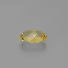 Berillo dorato naturale giallo da 1,34 ct, taglio ovale, VVS