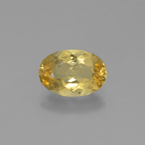 Berillo dorato Giallo naturale da 1.74 ct, Taglio ovale, VVS