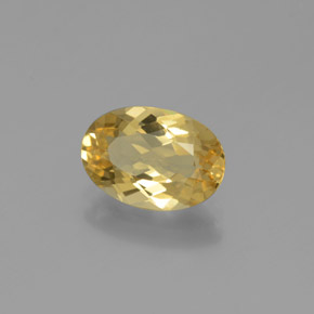 Berillo dorato Giallo naturale da 1.74 ct, Taglio ovale, VVS