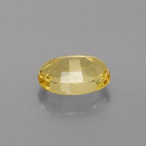 Berillo dorato Giallo naturale da 1.23 ct, Taglio ovale, VVS