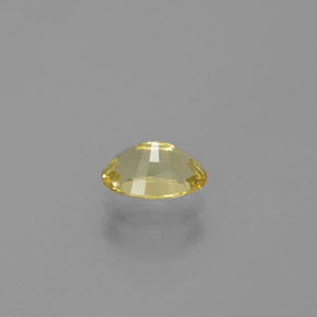 Berillo dorato naturale giallo da 0,56 ct, taglio ovale, VVS-VS