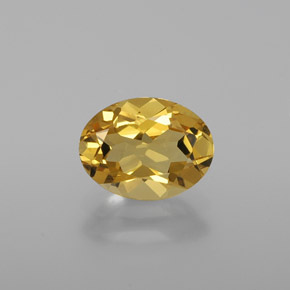 Berillo dorato Giallo naturale da 1.14 ct, Taglio ovale, VVS-VS