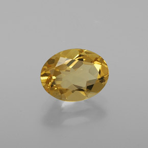 Berillo dorato Giallo naturale da 1.14 ct, Taglio ovale, VVS-VS