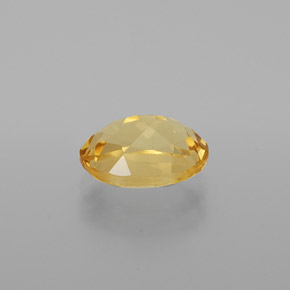 Berillo dorato naturale giallo da 1,27 ct, taglio ovale, VVS-VS