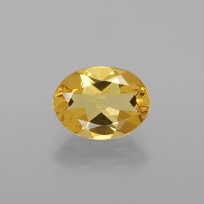 Berillo dorato Giallo naturale da 1.16 ct, Taglio ovale, VVS-VS