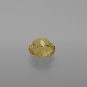 Berillo dorato naturale giallo da 1,25 ct, taglio rotondo, VS