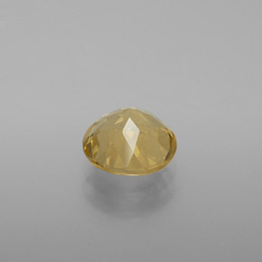 Berillo dorato naturale giallo da 1,79 ct, taglio rotondo, VVS-VS