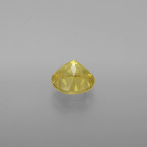 Berillo dorato naturale giallo da 1,12 ct, taglio rotondo, VVS-VS