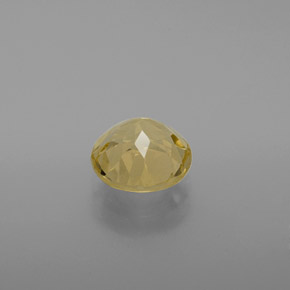 Berillo dorato naturale giallo da 1,78 ct, taglio rotondo, VVS-VS