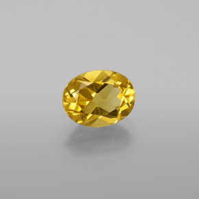 Berillo dorato Giallo naturale da 1.29 ct, Taglio ovale, VVS-VS