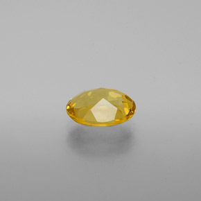 Berillo dorato naturale giallo da 1,21 ct, taglio ovale, VVS