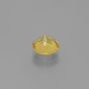Berillo dorato naturale giallo da 0,82 ct, taglio rotondo, VVS-VS