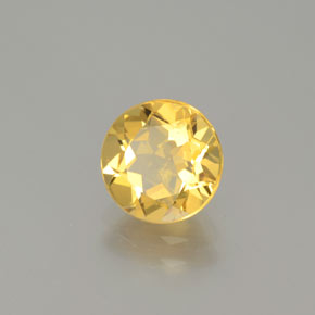 Berillo dorato naturale giallo da 1,56 ct, taglio rotondo, VS