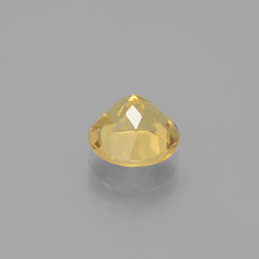 Berillo dorato naturale giallo da 1,39 ct, taglio rotondo, VVS-VS