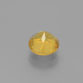 Berillo dorato naturale giallo da 0,82 ct, taglio rotondo, VS