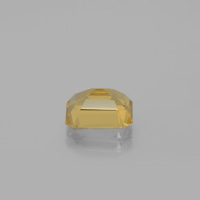 Berillo dorato naturale giallo da 2,24 ct, taglio smeraldo, VVS-VS