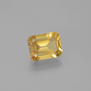 Berillo dorato Giallo naturale da 2.26 ct, Taglio smeraldo, VVS-VS