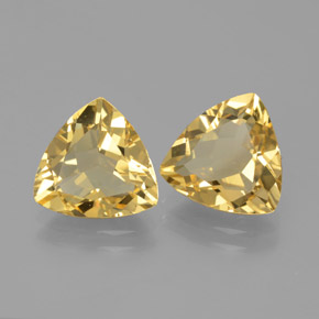 Berillo dorato naturale giallo da  ct, trillion, VVS-VS
