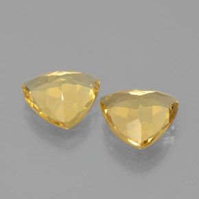 Berillo dorato naturale giallo da  ct, trillion, VVS-VS