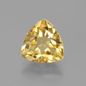 Berillo dorato naturale giallo da 2,23 ct, trillion, VS