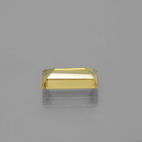 Berillo dorato naturale giallo da 1,40 ct, baguette, VS