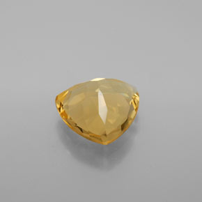 Berillo dorato naturale giallo da 3,44 ct, trillion, VS