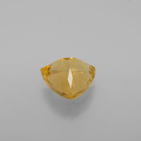 Berillo dorato naturale giallo da 2,83 ct, trillion, VVS-VS