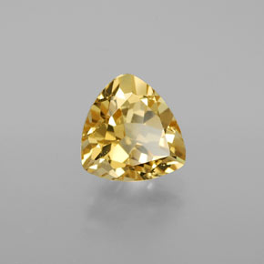 Berillo dorato Giallo naturale da 2.26 ct, Taglio trillion, VVS-VS