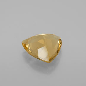 Berillo dorato naturale giallo da 3,37 ct, trillion, VVS-VS