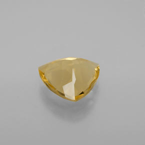 Berillo dorato naturale giallo da 2,67 ct, trillion, VVS-VS