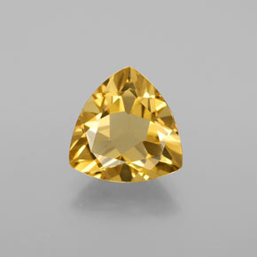 Berillo dorato Giallo naturale da 2.94 ct, Taglio trillion, VVS-VS