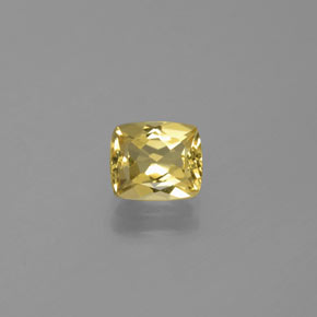 Berillo dorato Giallo naturale da 1.12 ct, Taglio a cuscino, VVS-VS