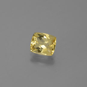 Berillo dorato Giallo naturale da 1.12 ct, Taglio a cuscino, VVS-VS