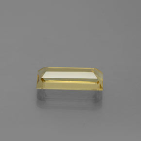 Berillo dorato Giallo naturale da 1.82 ct, Taglio a baguette, VVS-VS