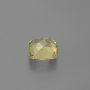 Berillo dorato naturale giallo da 2,15 ct, taglio a cuscino, VVS-VS