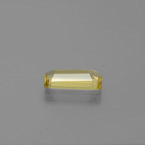Berillo dorato naturale giallo da 1,06 ct, taglio smeraldo, VVS-VS