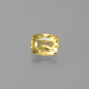 Berillo dorato giallo naturale da 0,99 ct, taglio a cuscino, VVS