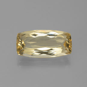 Berillo dorato naturale giallo da 4,58 ct, forma fantasia, VVS-VS