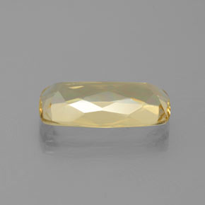 Berillo dorato naturale giallo da 4,58 ct, forma fantasia, VVS-VS
