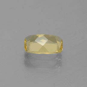 Berillo dorato naturale giallo da 0,77 ct, taglio a cuscino, VVS-VS