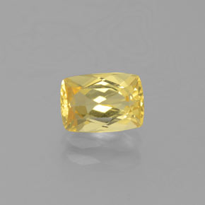 Berillo dorato Giallo naturale da 0.89 ct, Taglio a cuscino, VVS-VS