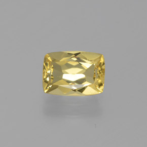 Berillo dorato Giallo naturale da 0.87 ct, Taglio a cuscino, VVS-VS