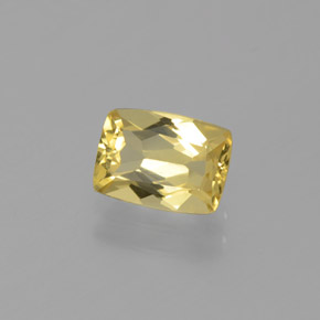 Berillo dorato Giallo naturale da 0.87 ct, Taglio a cuscino, VVS-VS