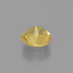 Berillo dorato naturale giallo da 0,82 ct, taglio rotondo, VVS-VS