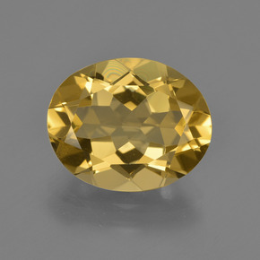 Berillo dorato Giallo oro naturale da 3.88 ct, Taglio ovale, VVS