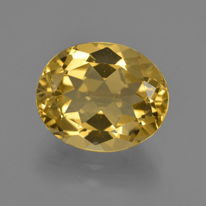 Berillo dorato Giallo oro naturale da 4.89 ct, Taglio ovale, VS